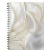 Personalisierter Name Elegant Mutter von Pearl Notizblock (Vorderseite)