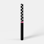 Personalisierter Name Elegant Rosa Bow Samsung Galaxy Hülle (Rechte Seite)