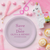 PERSONALISIERTER NAME ELEGANT SAVE THE DATE PAPPTELLER (Party)