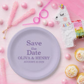 PERSONALISIERTER NAME ELEGANT SAVE THE DATE PAPPTELLER (Party)