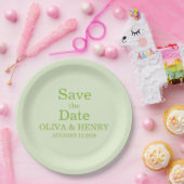 PERSONALISIERTER NAME ELEGANT SAVE THE DATE PAPPTELLER (Party)