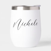 Personalisierter Name Elegant Script Typografy Mod (Links)