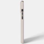 Personalisierter Name Elegant Simple Quill Gray Bl Case-Mate iPhone Hülle (Rückseite / Links)