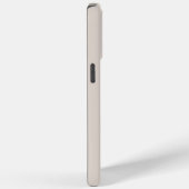 Personalisierter Name Elegant Simple Quill Gray Bl Case-Mate iPhone Hülle (Rückseite / Rechts)