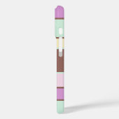 Personalisierter Name Elegante Moderne Pastellfarb Case-Mate iPhone Hülle (Rückseite / Links)