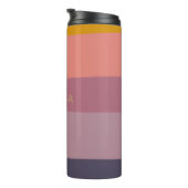 Personalisierter Name Erster Minimalistischer Farb Thermosbecher (Nach rechts gedreht)