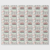 Personalisierter Name Express-Lieferung 1 Packpapi Geschenkpapier (Flach)