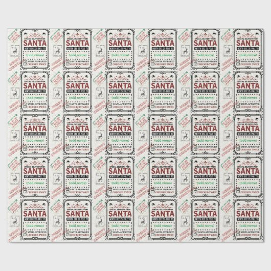 Personalisierter Name Express-Lieferung 1 Packpapi Geschenkpapier (Flach)