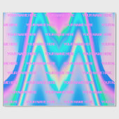 Personalisierter Name Fabolous Geschenkpapier (Flach)