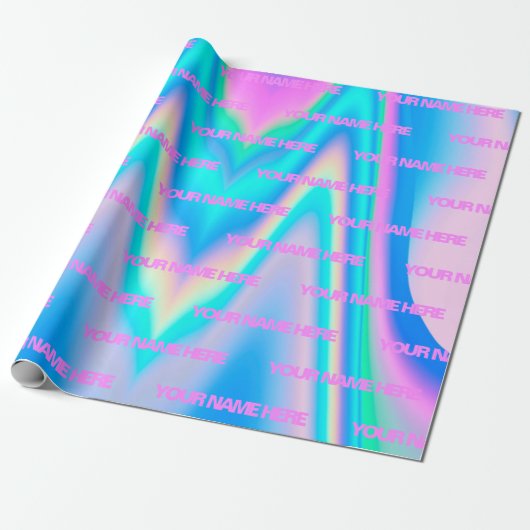 Personalisierter Name Fabolous Geschenkpapier (Ungerollt)