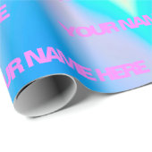 Personalisierter Name Fabolous Geschenkpapier (Rolleneckpunkt)