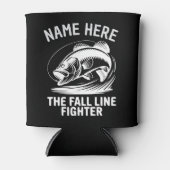 Personalisierter Name Fall Line Bass Dosenkühler (Vorderseite)