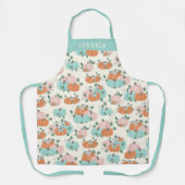 Personalisierter Name Fall Pastete Niedliche Pumpk Schürze (Vorderseite)