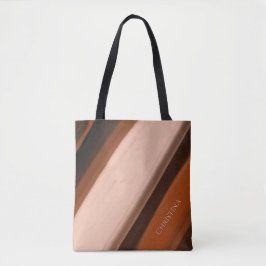 Personalisierter Name Faux Holz Fantasie Tasche