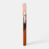 Personalisierter Name Faux Holz Muster iPhone 16 Hülle (Linke Seite)