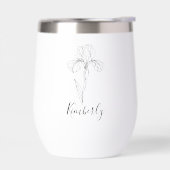 Personalisierter Name Februar Iris Geburtsdatum Bl (Links)