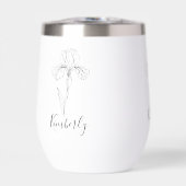 Personalisierter Name Februar Iris Geburtsdatum Bl (Vorderseite)