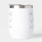 Personalisierter Name Februar Primrose Geburtsdatu (Rechts)