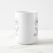 Personalisierter Name Februar Primrose Geburtsdatu Kaffeetasse (Mittel)