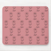 Personalisierter Name Februar Primrose Geburtsdatu Mousepad (Vorne)