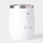 Personalisierter Name Februar violett Geburtstag B (Rückseite)