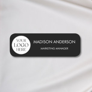 Personalisierter Name Firmen Geschäft Logo Minimal Namensschild
