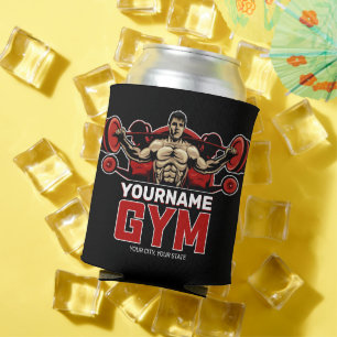 Personalisierter NAME Fitness Home GYM Gewichthebe Dosenkühler