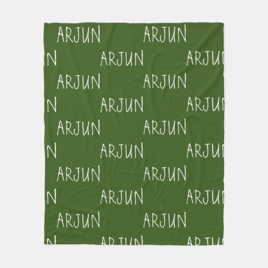 Personalisierter Name Fleece Blanket (Vorderseite)