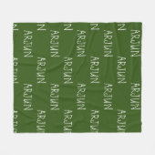 Personalisierter Name Fleece Blanket (Vorderseite (Horizontal))