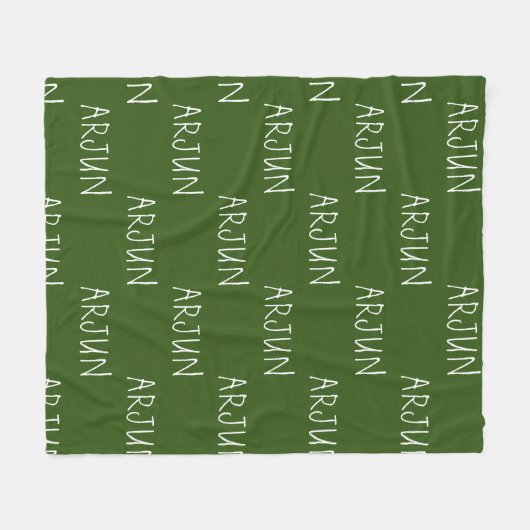 Personalisierter Name Fleece Blanket (Vorderseite (Horizontal))