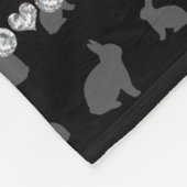 Personalisierter Name Fleecedecke (Ecke)