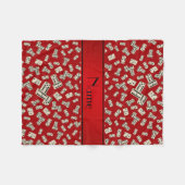 Personalisierter Name Fleecedecke (Vorderseite (Horizontal))