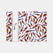 Personalisierter Name Fleecedecke (Vorderseite (Horizontal))