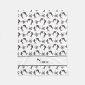 Personalisierter Name Fleecedecke (Vorderseite)