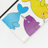 Personalisierter Name Fleecedecke (Ecke)