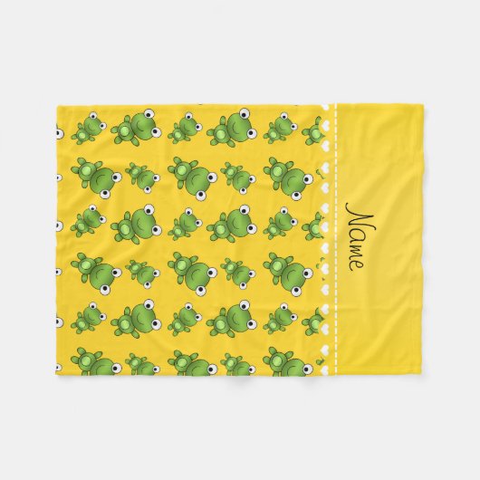 Personalisierter Name Fleecedecke (Vorderseite (Horizontal))