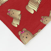 Personalisierter Name Fleecedecke (Ecke)