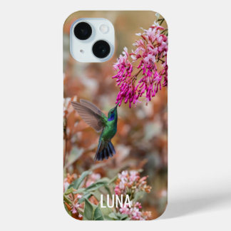 Personalisierter Name florale Vögel Handyhülle  Case-Mate iPhone Hülle