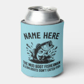 Personalisierter Name Forellenangler Dosenkühler (Kanne Vorderseite)