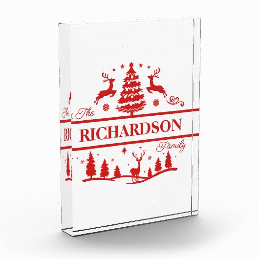 Personalisierter Name Fotoblock (Links)