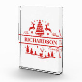 Personalisierter Name Fotoblock (Rechts)