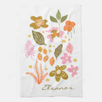 Personalisierter Name Frühjahr Blumenkolonie Blume