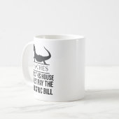 Personalisierter Name Funny Bearded Dragon Owner Q Kaffeetasse (Vorderseite Links)