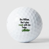 Personalisierter Name Funny im Reich Golfball (Vorderseite)