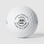 Personalisierter Name Funny Love Golf Ball Custom  (Vorderseite)