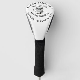 Personalisierter Name Funny Love Golf Ball Headcover