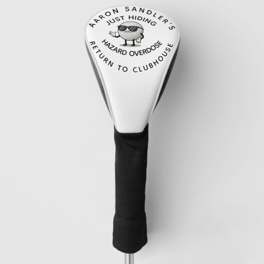 Personalisierter Name Funny Love Golf Ball Headcover (Vorderseite)