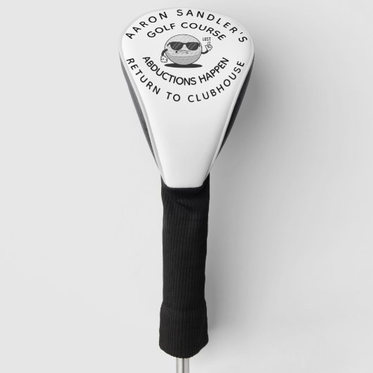 Personalisierter Name Funny Love Golf Ball Headcover (Vorderseite)