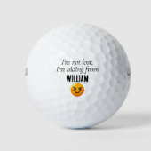 Personalisierter Name Funny Love Golf Balls Golfball (Vorderseite)
