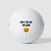 Personalisierter Name Funny Love Golf Balls Golfball (Vorderseite)